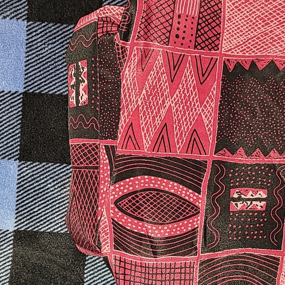 Vintage. Made in USA. Silver Threads. 💯 Polyester. Button- down. Women's XL - Picture 16 of 16